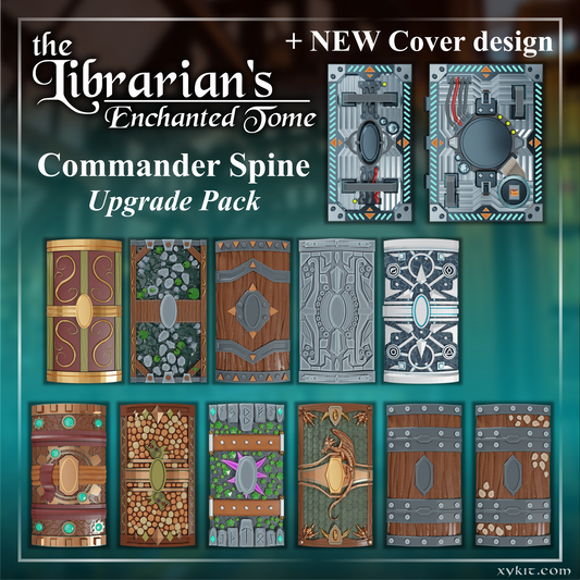 The Librarians Commander Spines Upgrade Pack - 3D print 3MF & STL files