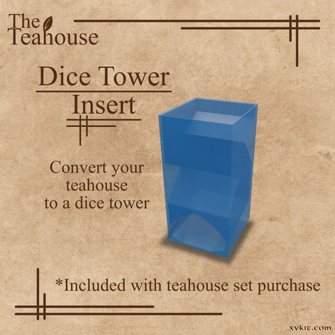 Teahouse Dice Tower Insert - 3D Print Files