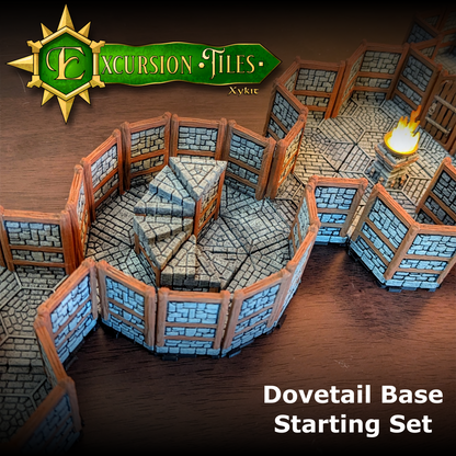 Excursion Tiles - DOVETAIL Base Set - 3D Printing Files