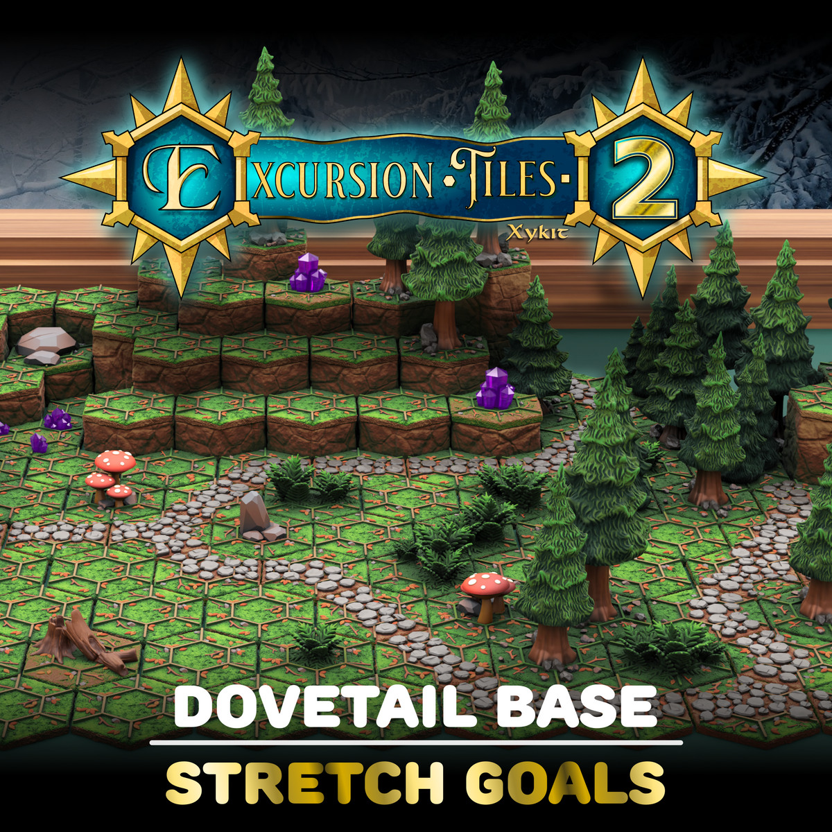 Excursion Tiles 2 -Stretch Goals - Dovetail Base