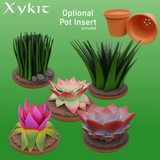 14 Pack Cute Planters & Fake Plants Bundle - 3D printing files