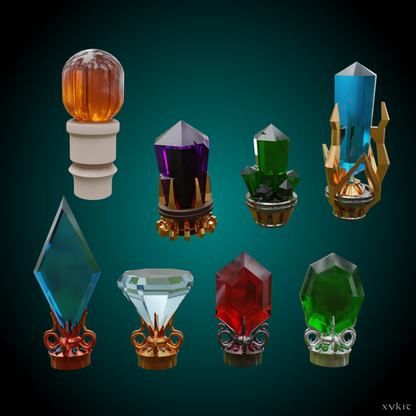 Gems and Crystals Fancy Pack