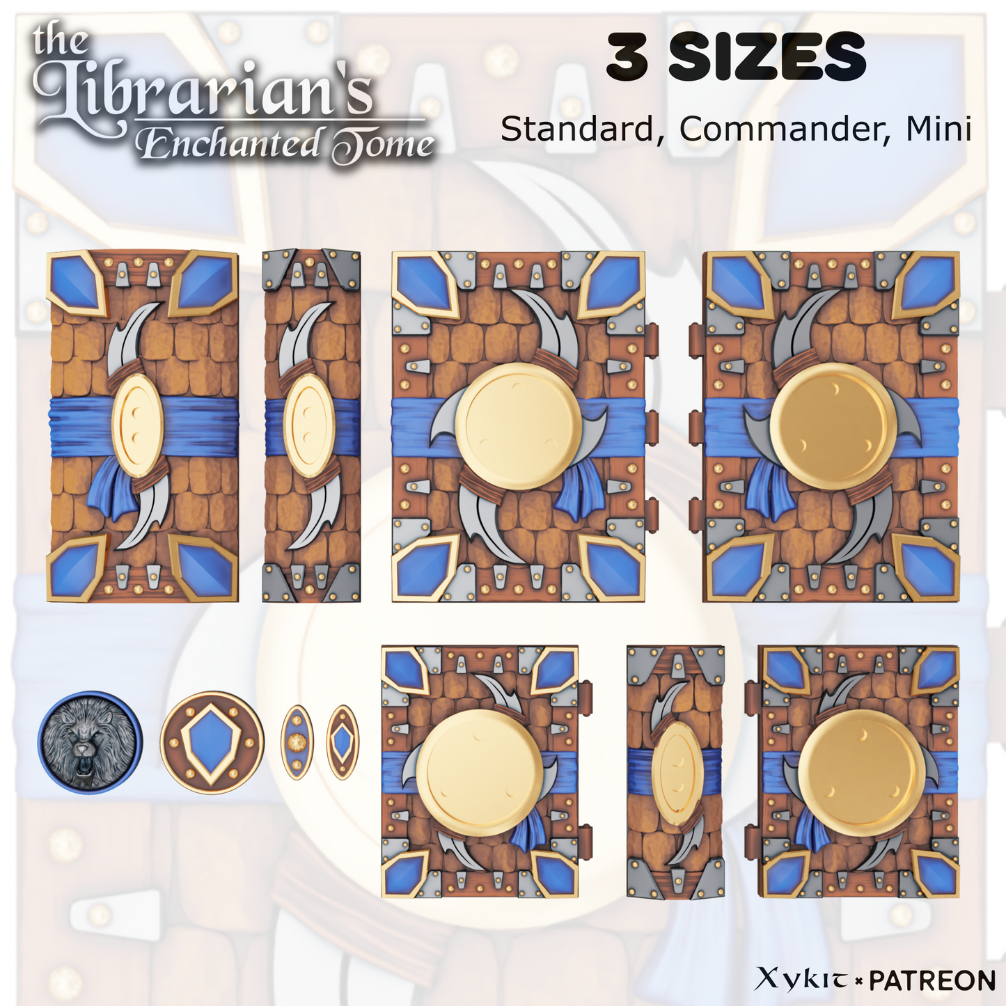 Fighter Tome set of 3 - 3D Printing Files