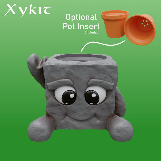 Friendly Rock Planter - 3D printing files