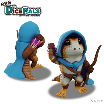 Grub the Gecko Ranger RPG Dice Pal - 3D Print File