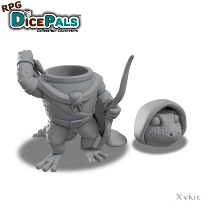 Grub the Gecko Ranger RPG Dice Pal - 3D Print File