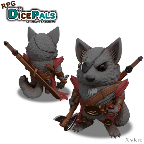 Gunther the Wolf Hunter RPG Dice Pal - 3D Print File
