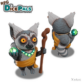 Leo the Lemur Monk RPG Dice Pal - 3D Print File