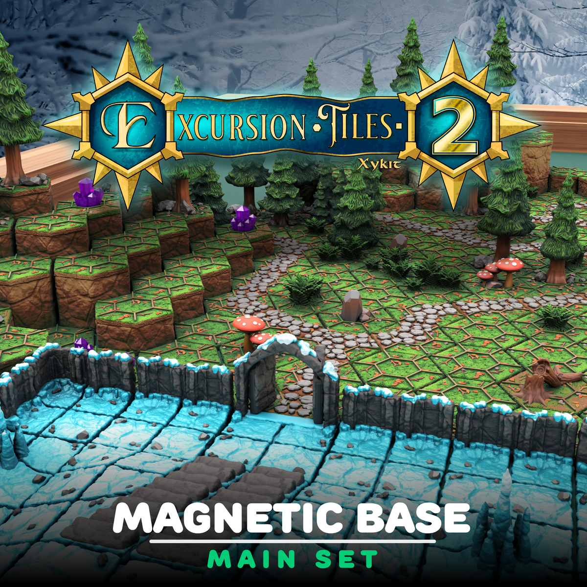 Excursion Tiles 2 - Magnetic Base