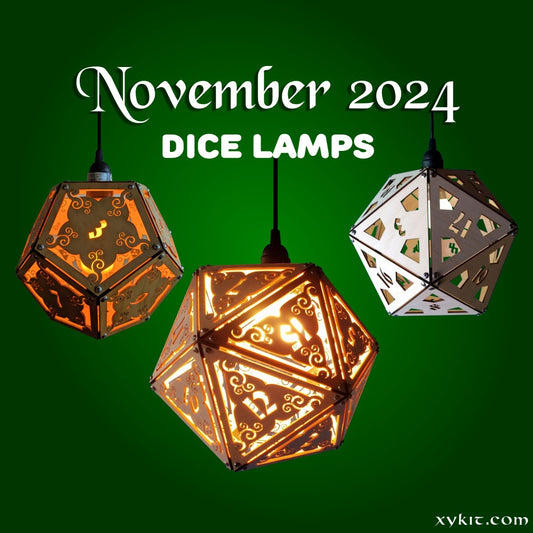 November 2024 Dice Lamps