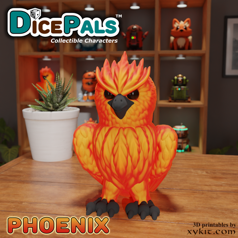 Phoenix Dice Pal - Series 1 - 3D print files