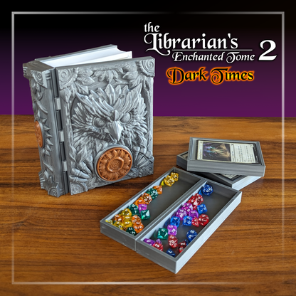 The Librarian's Enchanted Tome 2 - Dark Times - 3D print 3MF & STL files