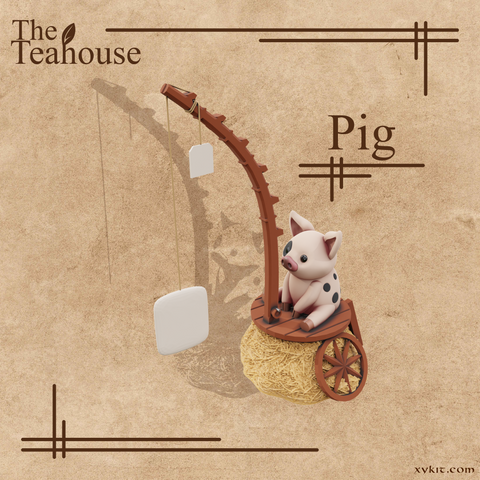Pig Tea Crane - 3D Print Files
