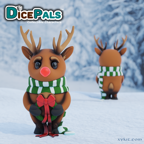 Reindeer Dice Pal - 3D Print File