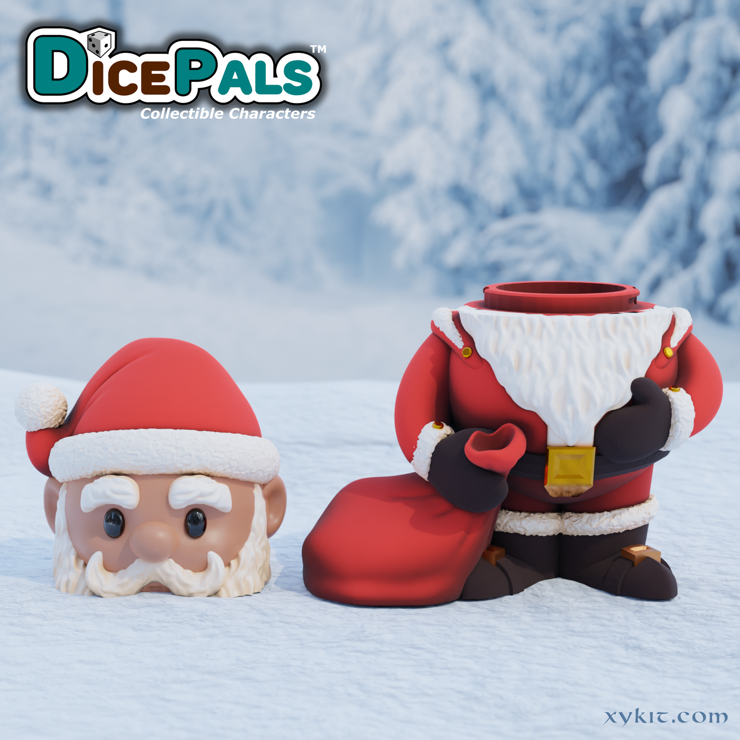 Santa Dice Pal - 3D Print File