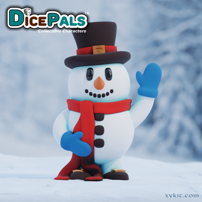 Snowman Dice Pal - 3D Print File