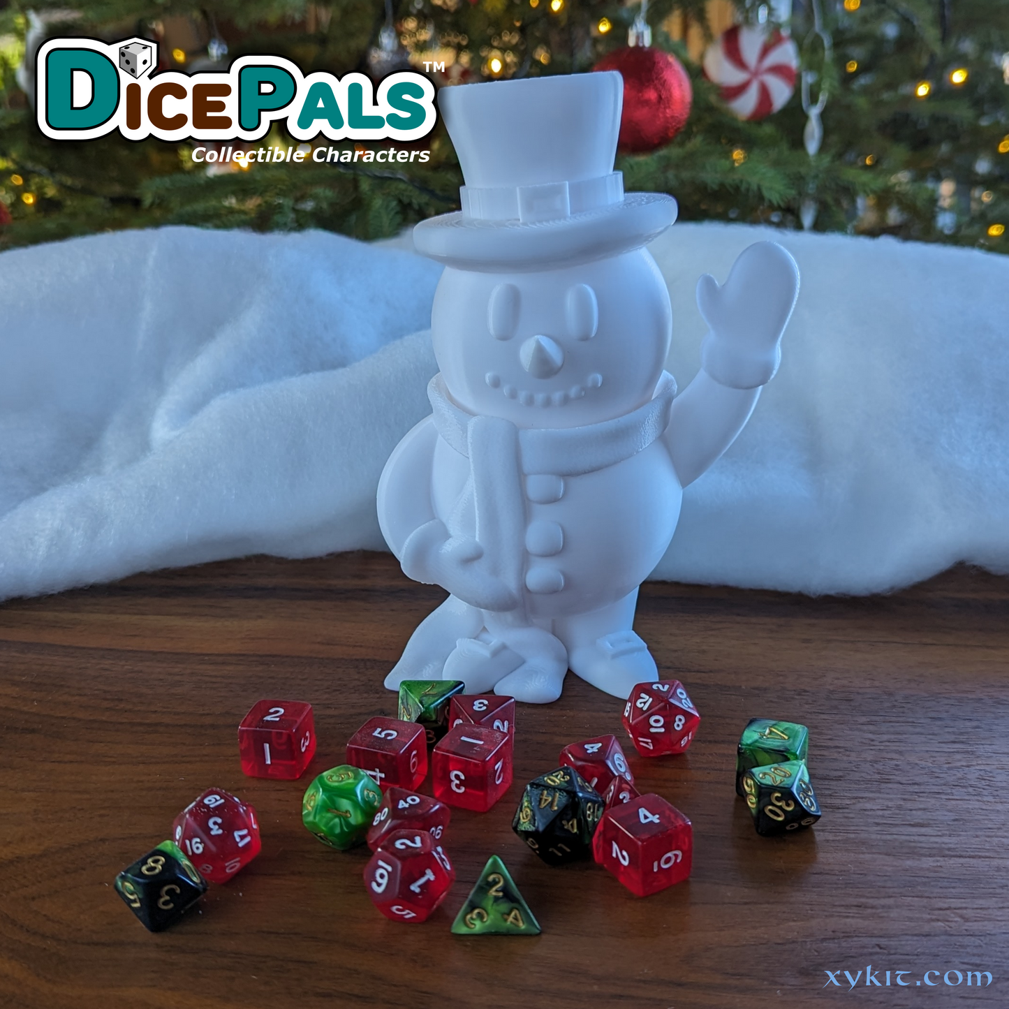 Snowman Dice Pal - 3D Print File