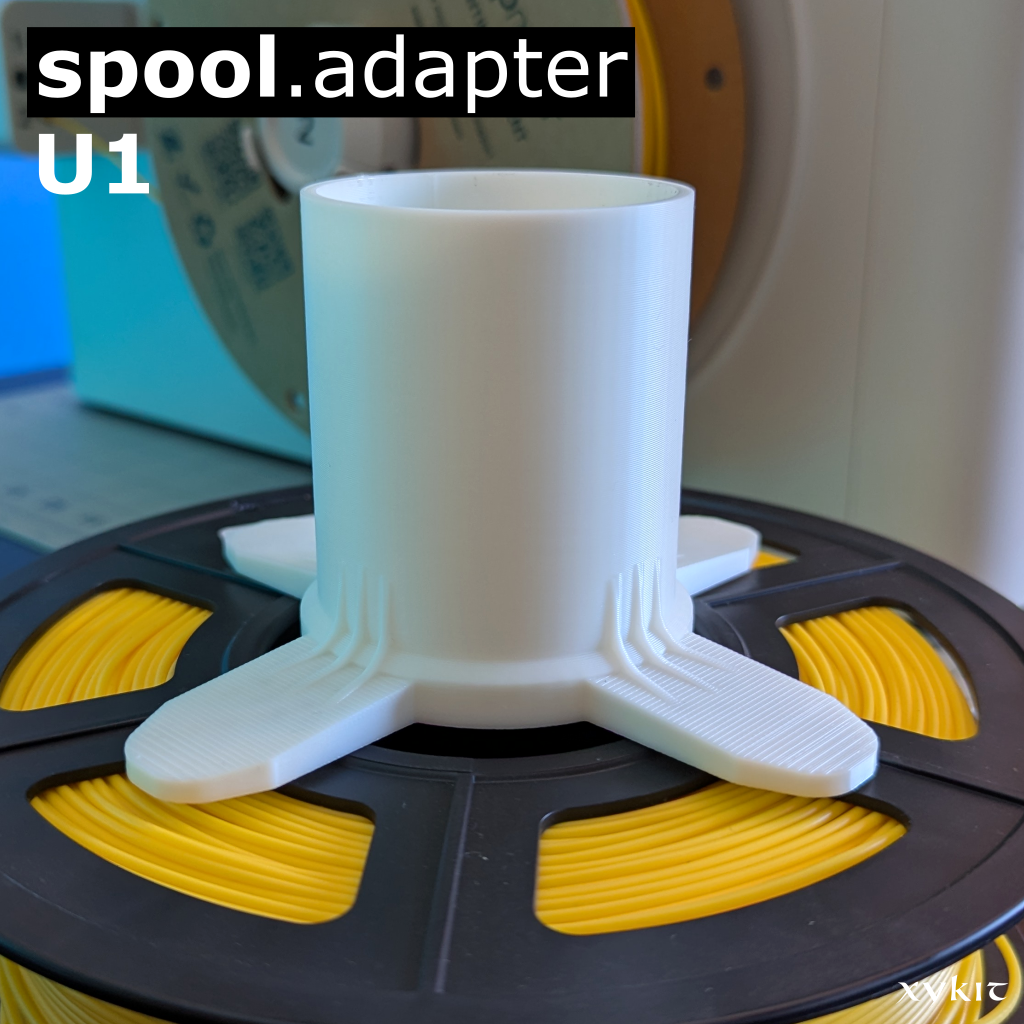 Snapmaker U1 Filament Spool Adapter - 3D printing files