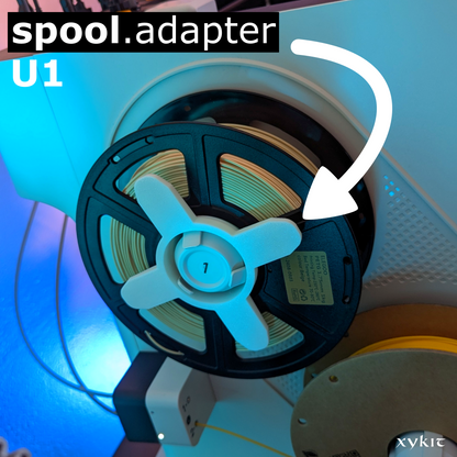 Snapmaker U1 Filament Spool Adapter - 3D printing files