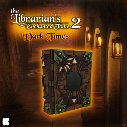 The Librarian's Enchanted Tome 2 - Dark Times - 3D print 3MF & STL files