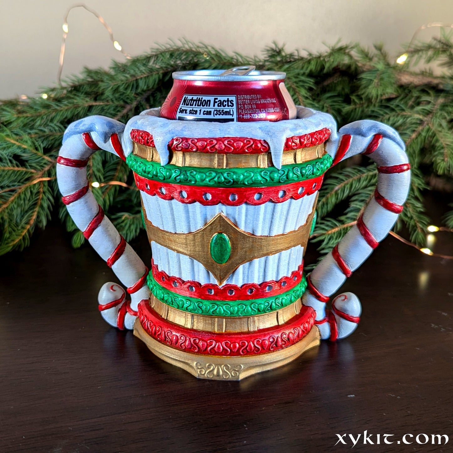 Christmas Mug Soda Can Cozy - 3D printing files