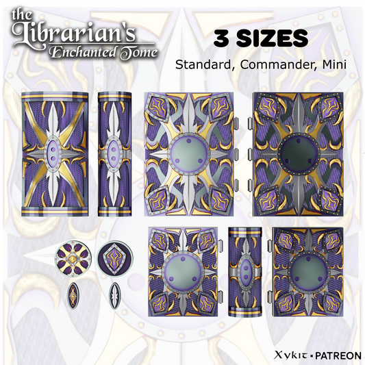 Paladin Tome set of 3 - 3D Printing Files