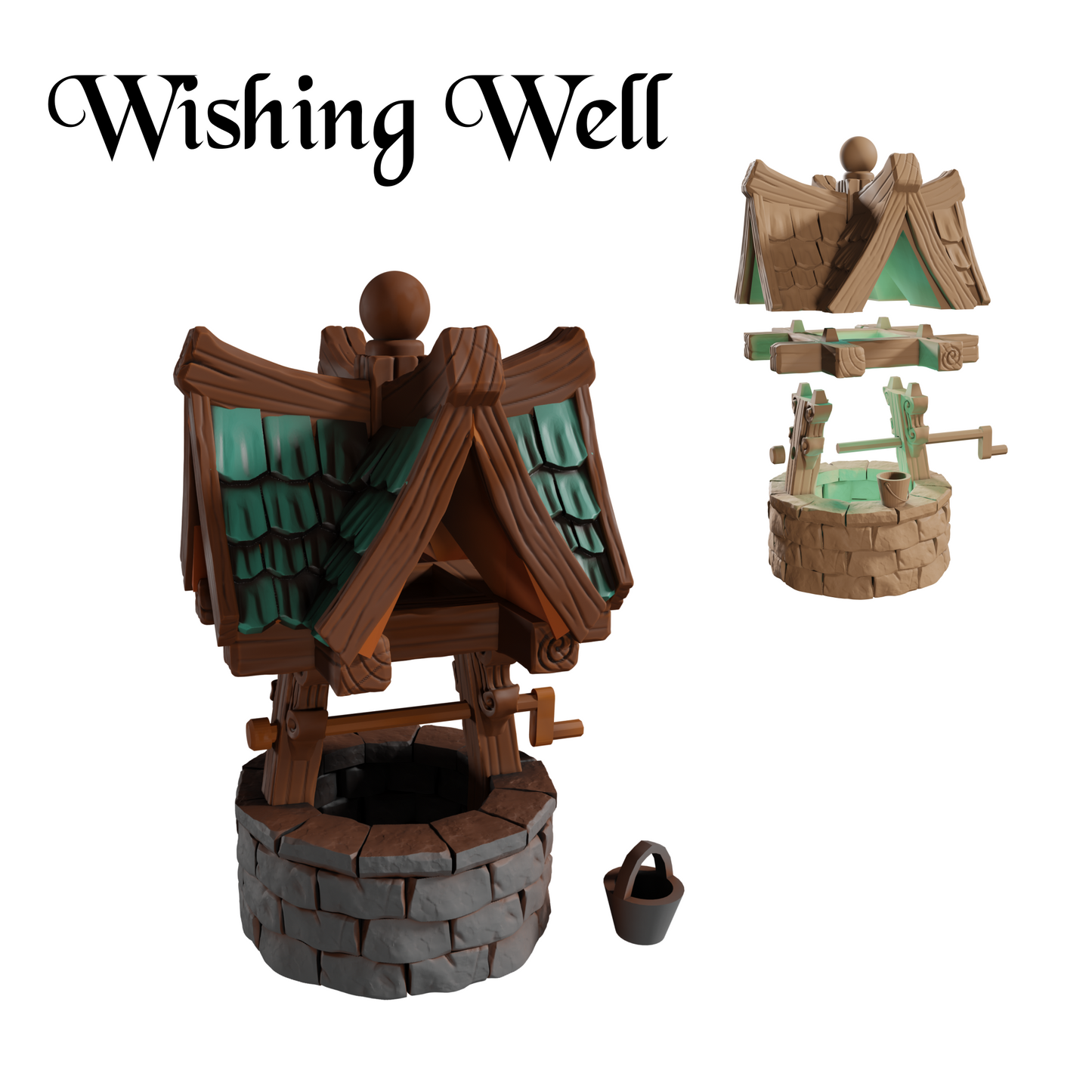 Wishing Well - 3D print files