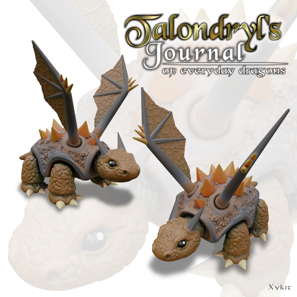 Rock Shell Dragon - 3D printable files – Xykit