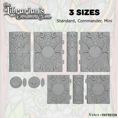Druid Tome set of 3 - 3D Printing Files