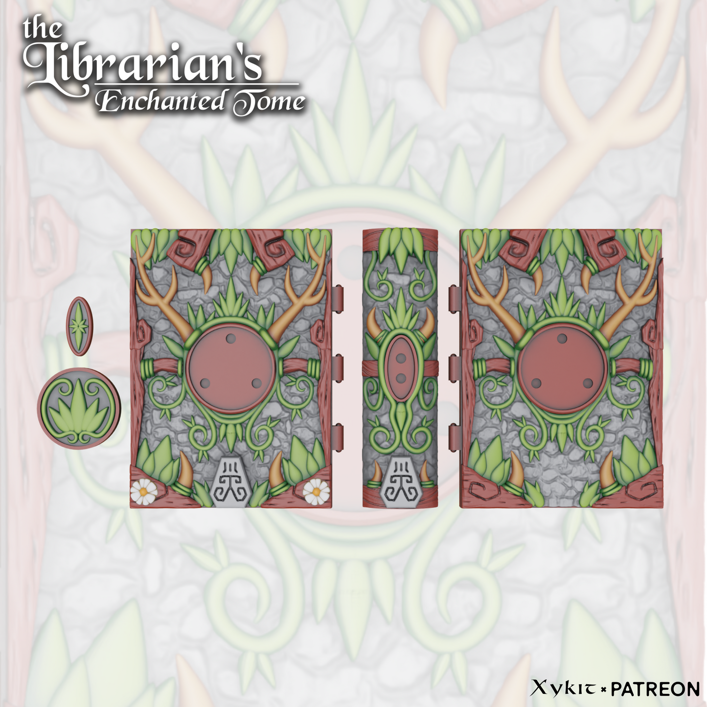 Standard Druid Tome - 3D Printing Files