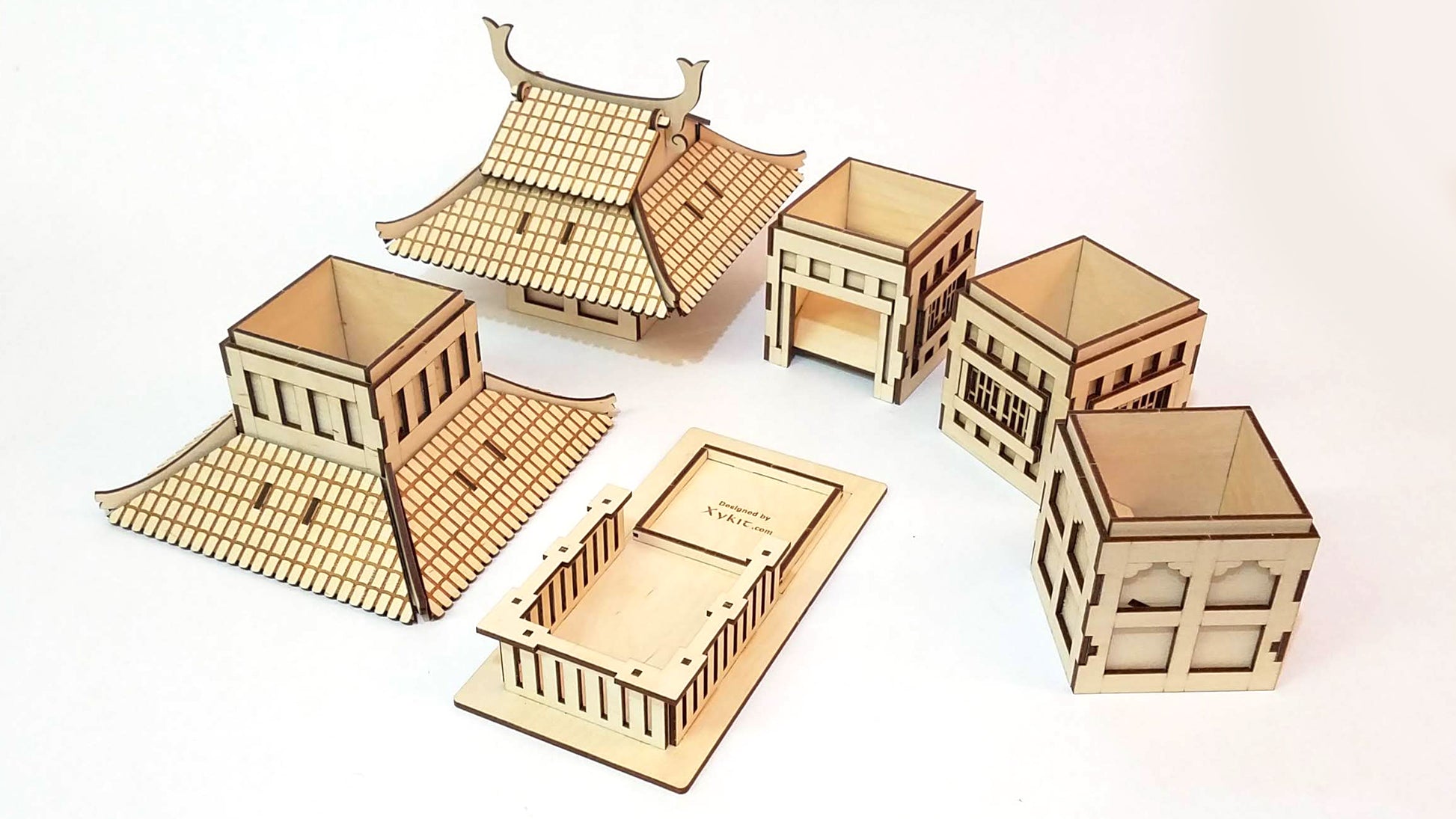 pagoda dice tower pieces