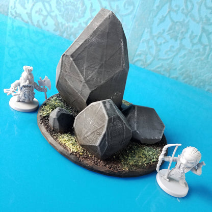 FREE - 3d Printed Rocks - Scatter Terrain (.stl file)