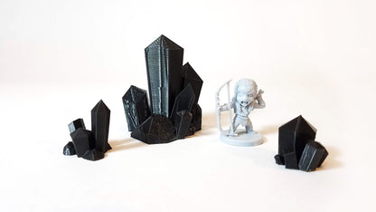 3d Printed Crystals - Scatter Terrain (.stl file)