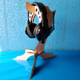 Laser cut Headphone Stand (vector file) digital download