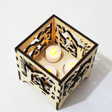 Laser Cut - Eagle's Nest - Large Candle Luminary (Digital Download)