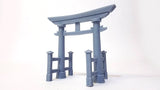 3d Printed Torii Gate and fences - Wargame - Scatter Terrain (.stl file)