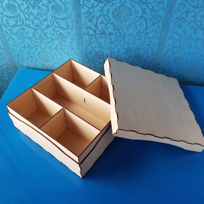 Laser Cut - 10" x 10" Crafting box (Digital download)