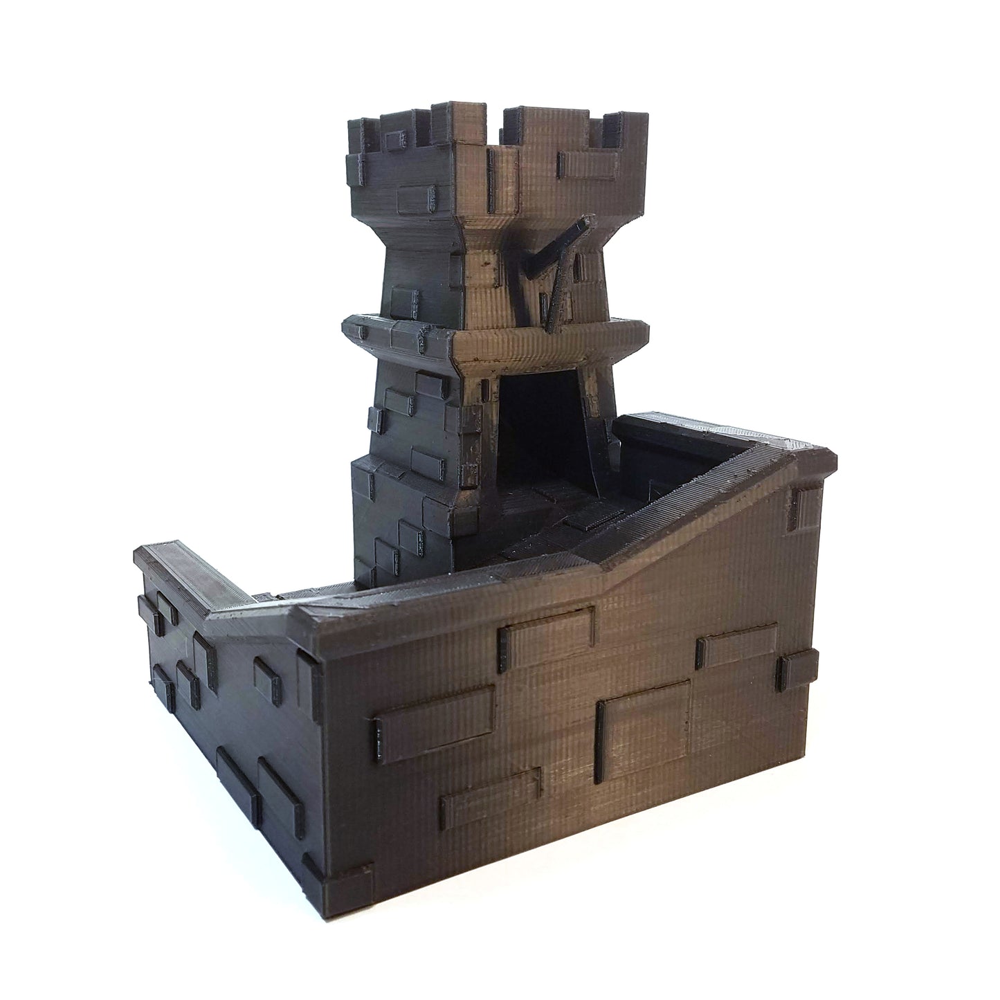 3D Castle Dice Tower - Tower Defense - (.stl file)