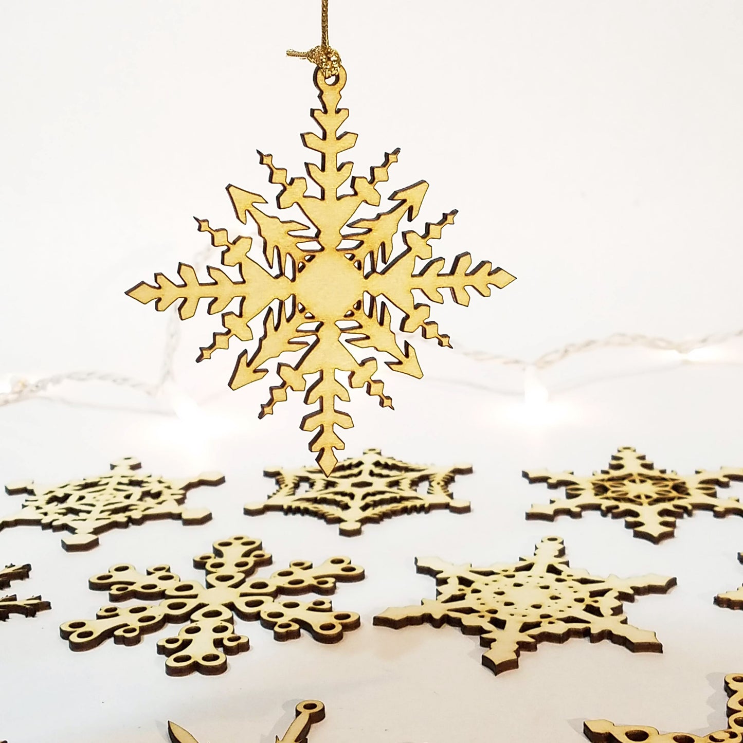 Snowflake Ornaments SVG - 14 designs - Christmas Craft Files - (Digital Download)