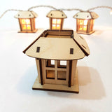 String Light Lantern - Mission Style - Christmas Luminaries - (Digital Download)