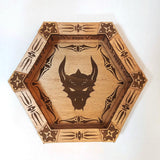 Laser Cut - The Leviathan - Hexagon Dice Tray (Digital Download)