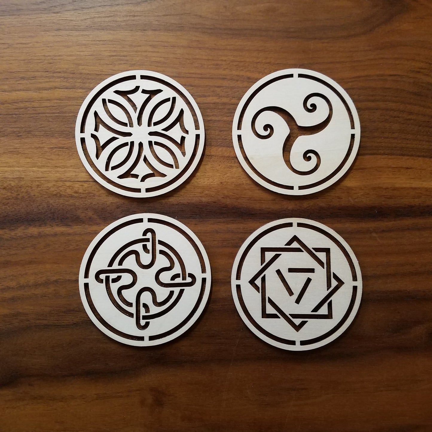 12 Celtic Coasters Designs (digital download)