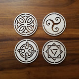 12 Celtic Coasters Designs (digital download)