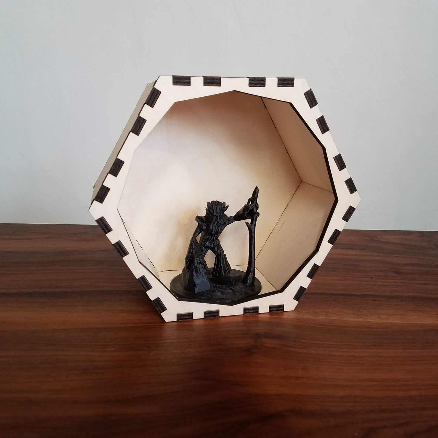 Laser Cut - 8" Hexagon Shelves and Box (Digital Download)