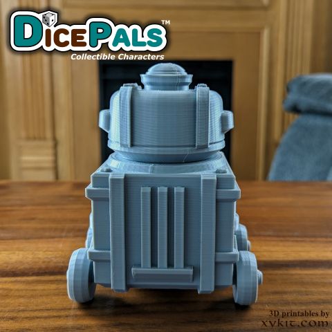 5C-00T Robot Dice Pal - Series 1 - 3D print files