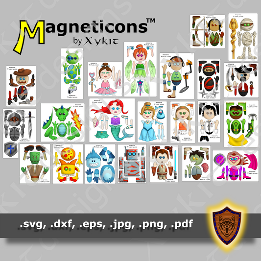 The Whole Pack - Magneticon Character Pack - Digital Download