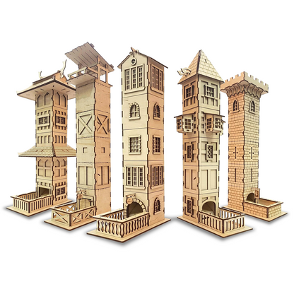 modular dice tower laser cut designs