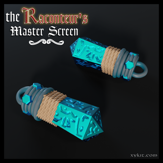 Amulet of Secrets - hidden storage crystal - 3D print files