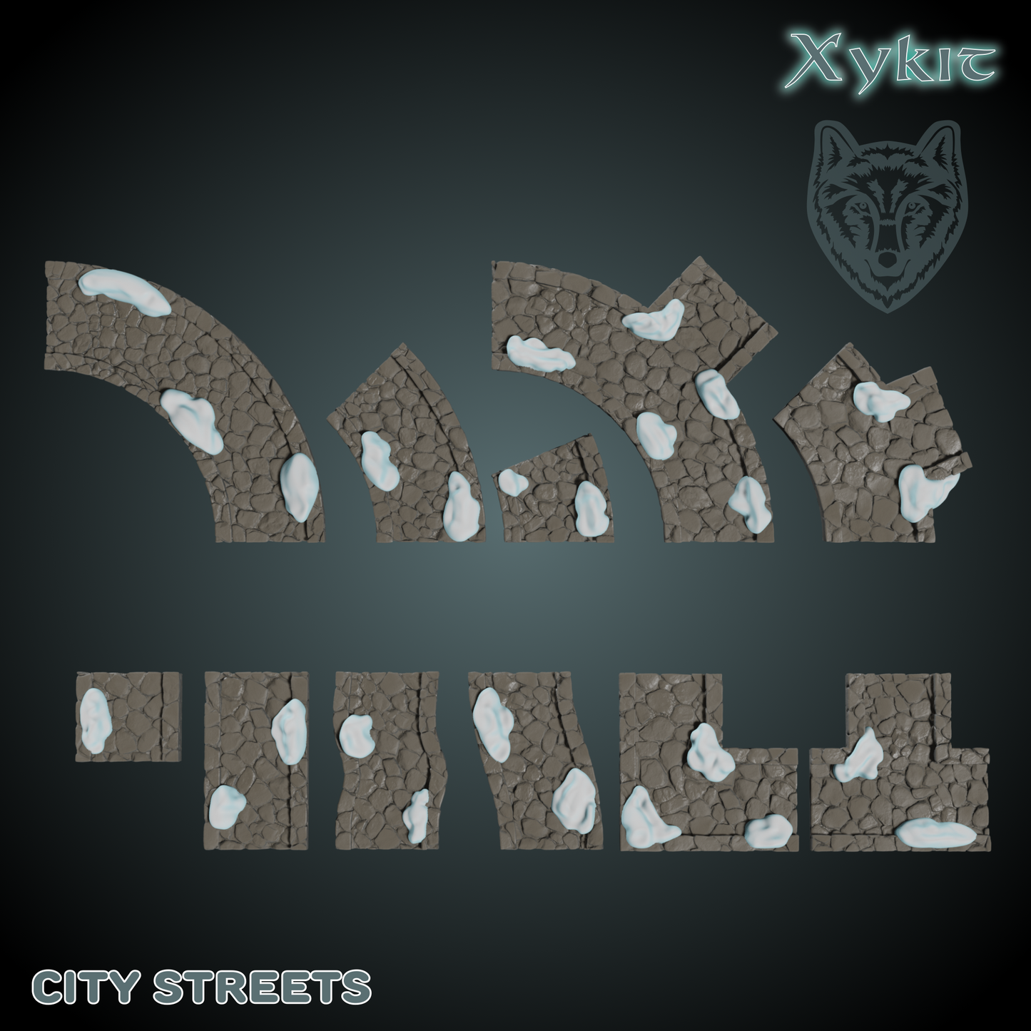 city streets roads scatter terrain