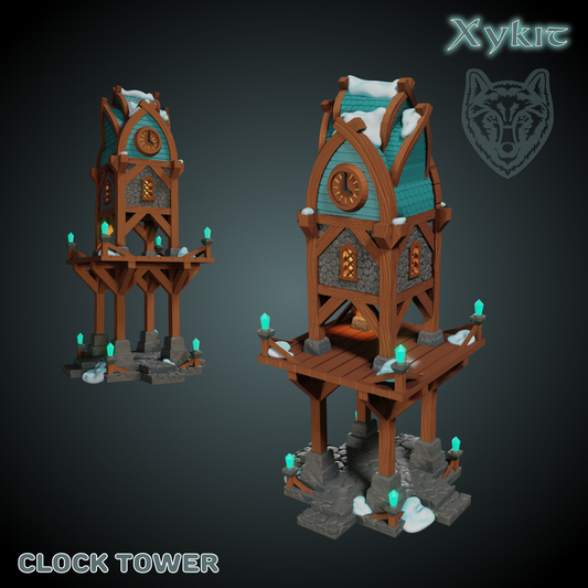 Clock Tower - Blizzard Bluffs - 3D print files